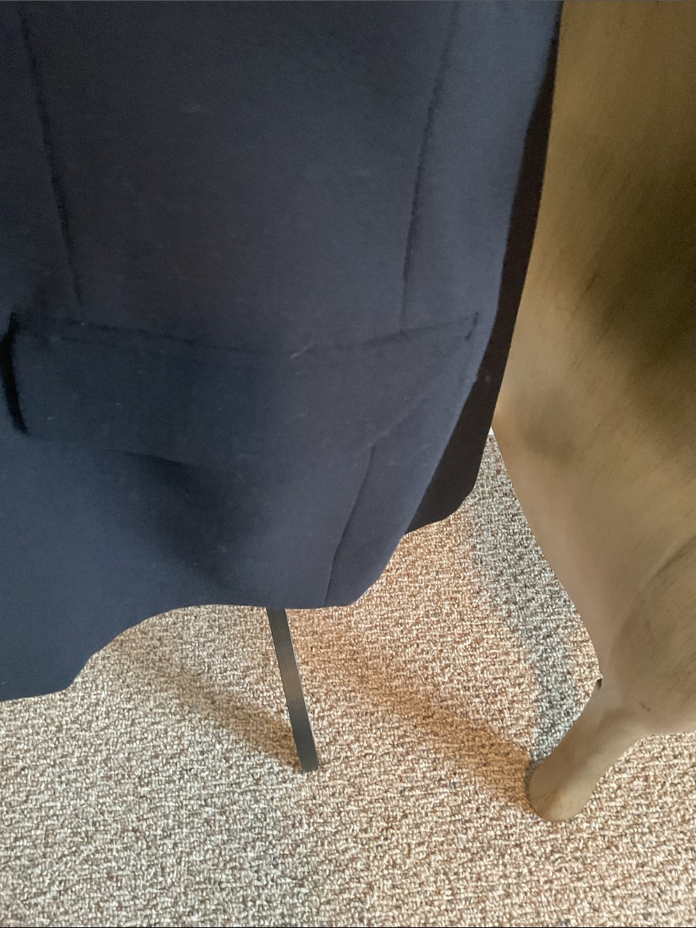 RALPH LAUREN VINTAGE 100% wool Navy blue blazer - Picture 4 of 7